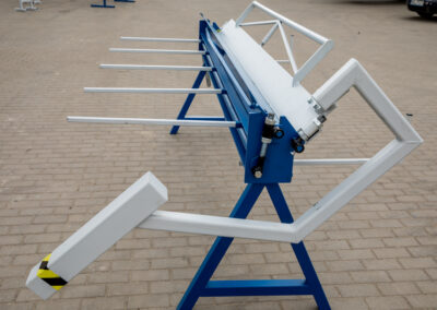 Zaginarka Giętarka do blachy 2,50m – Z20x2500 z nożem